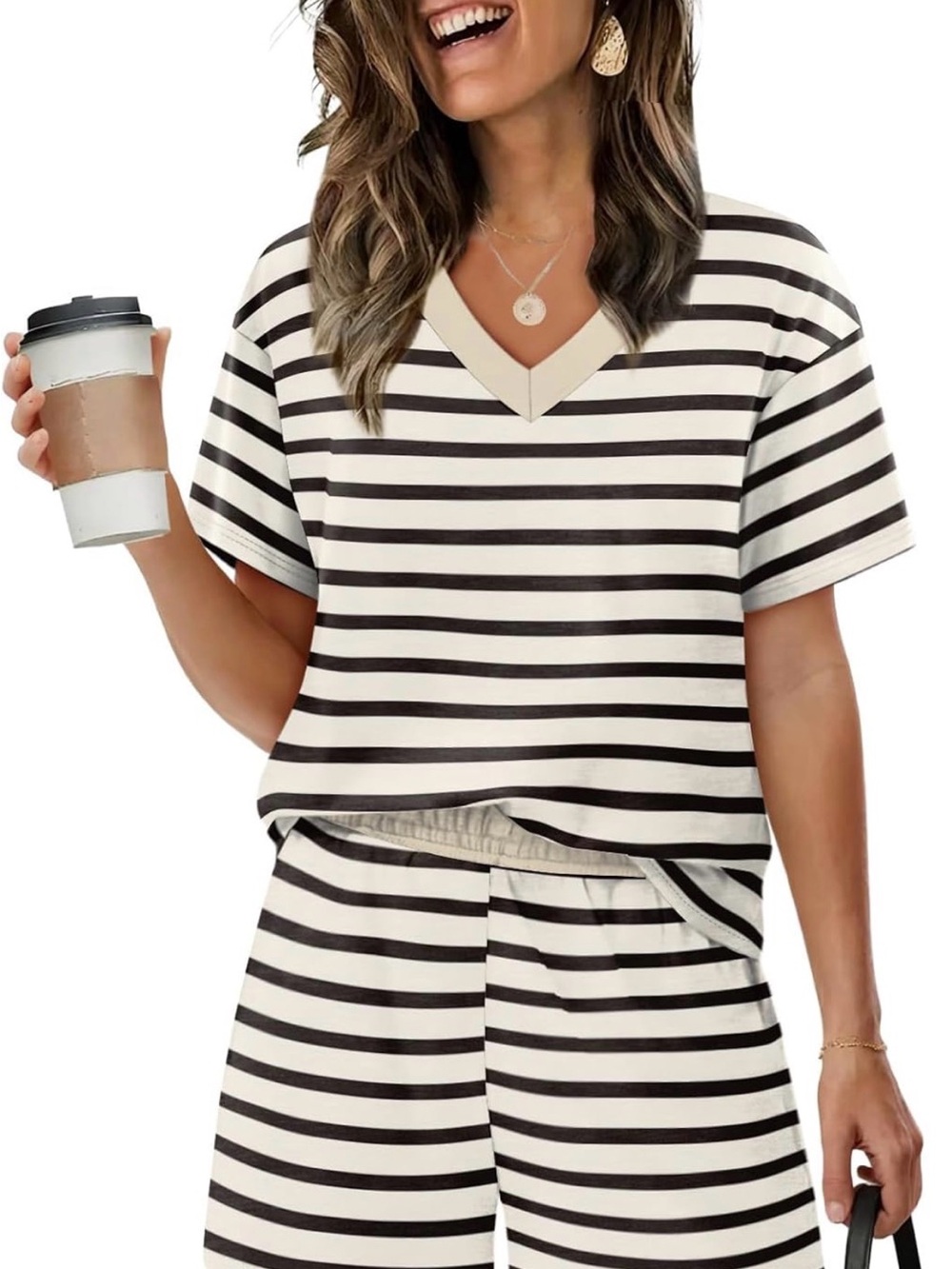 Lounge Sets for Women Shorts Lightweight Summer Pajamas Set Sleepwear 2 Pieces